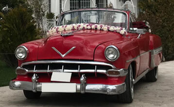 ماشین عروس کلاسیک شورلت