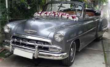 ماشین عروس کلاسیک شورلت