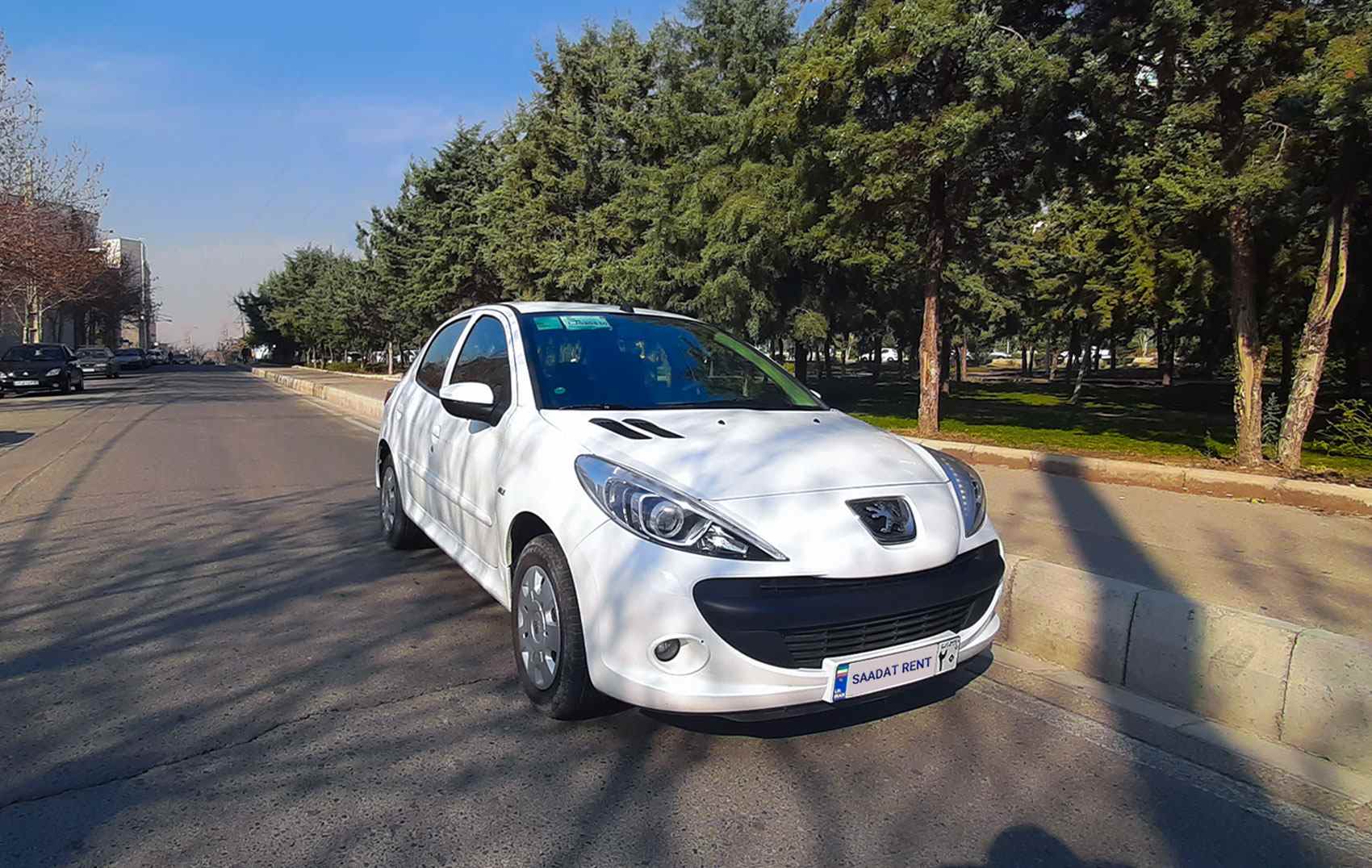 Peugeot 207 car rental Iran without driver reservation]